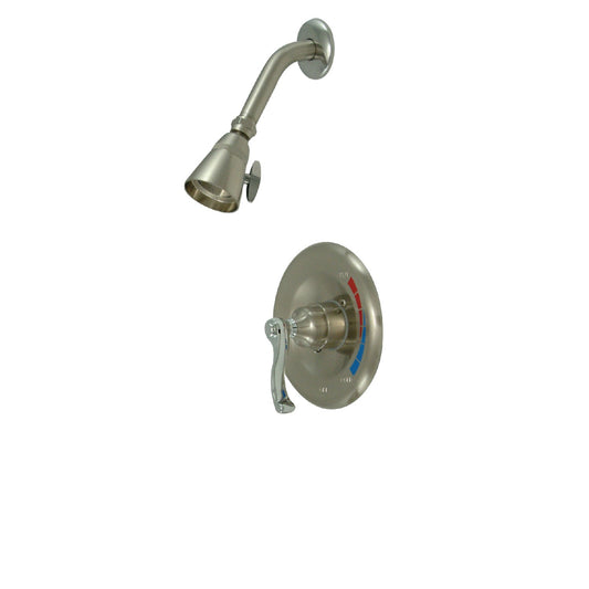 Kingston Brass KB8637FLSO Royale Shower Only, Brushed Nickel/Polished Chrome